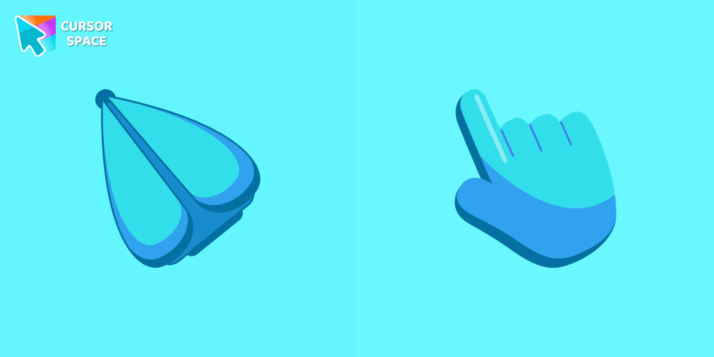 Blue Bug cursor cursor pack